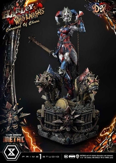 Metal Museum Masterline Series Statue 1/3 Harley Quinn Who Laughs Concept Design by Caelos D`anda Deluxe Version 78 cm